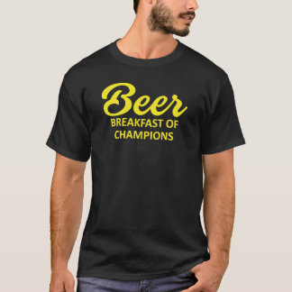 チャンピオンズビール朝食 Tシャツ