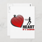 チャンピオンズランニングハート ポストカード (正面/裏面)