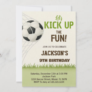 チャンピオンズリーグ サッカー 誕生日 招待状