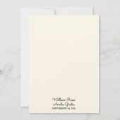 チャンピオンチームボールフィールドピッチベースボールウェディング 招待状 (裏面)