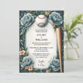 チャンピオンチーム球場ピッチ野球結婚選手 招待状 (スタンド正面)