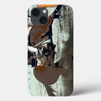 チャンピオンバレルレーサーロデオ馬とライダー iPhone 13ケース