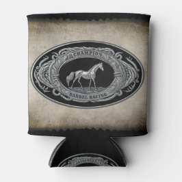 チャンピオンバレルレーシングロデオカントリーウェスタン 缶クーラー