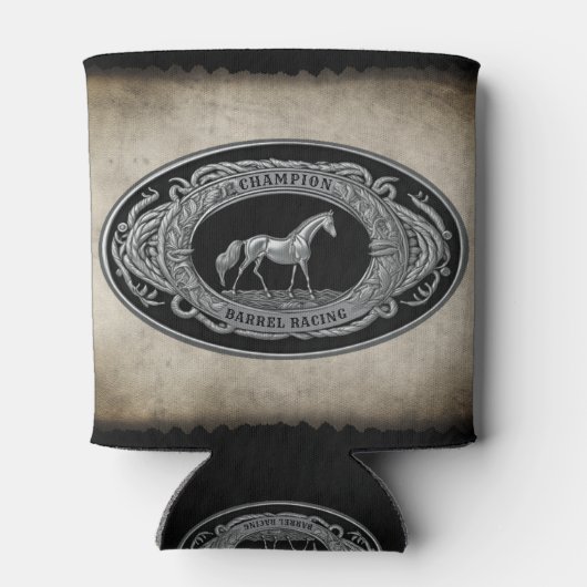 チャンピオンバレルレーシングロデオカントリーウェスタン 缶クーラー (裏面)