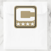 チャンピオンパッチ – NO金ゴールドシール スクエアシール (バッグ)