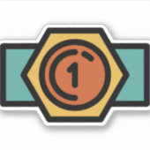 チャンピオンベルト シール (正面)