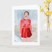 チャンピオンリーマリークリエイティブデザイン カード (黄色い花)