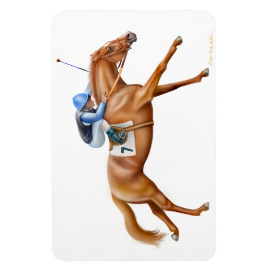 チャンピオンレース馬プレミアムマグネット マグネット (縦)