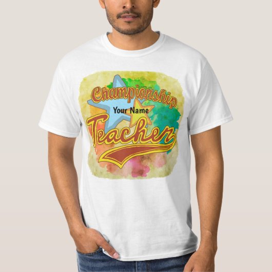 チャンピオン教師Tシャツ Tシャツ (正面)