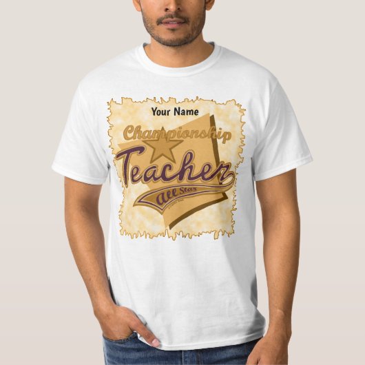 チャンピオン教師Tシャツ Tシャツ (正面)