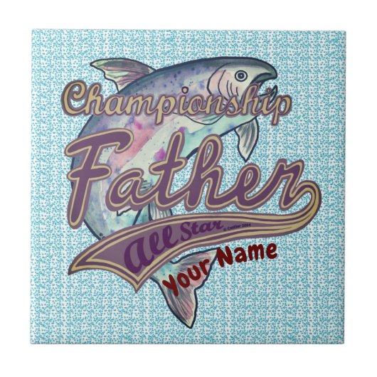 チャンピオン魚釣りパパカスタムタイル タイル (正面)