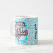 チャンピオン魚釣りファーザーマグ コーヒーマグカップ (正面左)