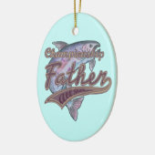 チャンピオン魚釣り父カスタムオーナメント セラミックオーナメント (左)