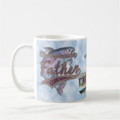 チャンピオン魚釣り父 コーヒーマグカップ (左)