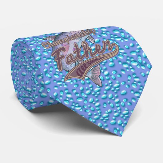 チャンピオン魚釣り父 ネクタイ (ロール)
