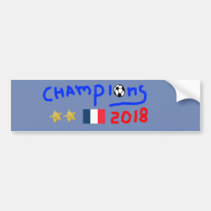 チャンピオン2018年 バンパーステッカー