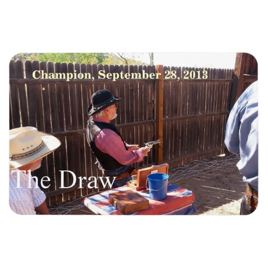 チャンピオン9-28-13 – アリゾナ州ガンスリンガー マグネット (横)