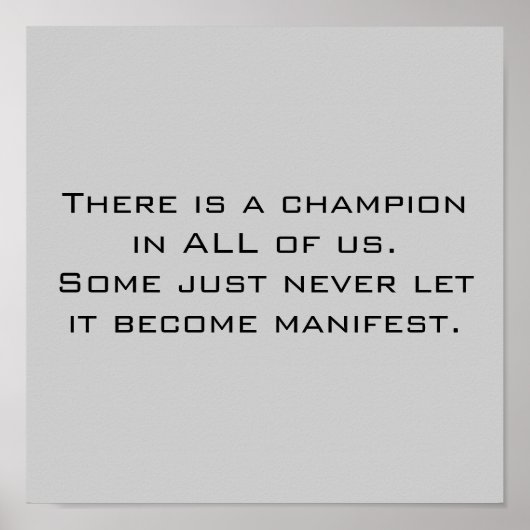 チャンピオン ポスター (正面)