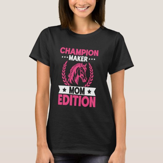 チャンピオン・メーカー・ママ・エディション・ウマママ Tシャツ (正面)