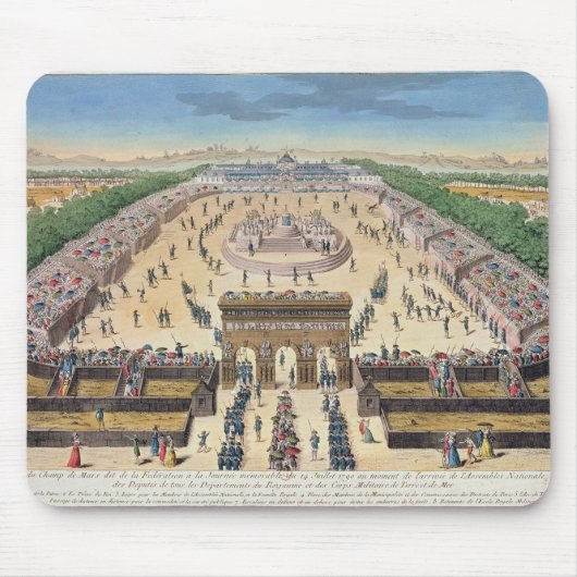 チャンピオンde Mars、1790年7月14日の眺め マウスパッド (正面)