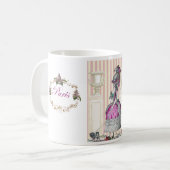 チャンピオンÉlyséesの下の朝の散歩 コーヒーマグカップ (正面左)