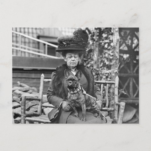 チャンピフランスのオン・ブルドッグ， 1920年代 ポストカード (正面)