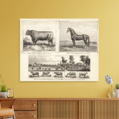 チャンピ王室のオン、カンザス州ジョー・ヤング キャンバスプリント (インサイチュ (リビング))