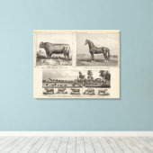 チャンピ王室のオン、カンザス州ジョー・ヤング キャンバスプリント (インサイチュ (ウッドフロア))