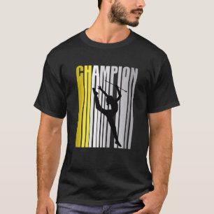 チャンピ芸術的ン新体操誕生日勝ち Tシャツ