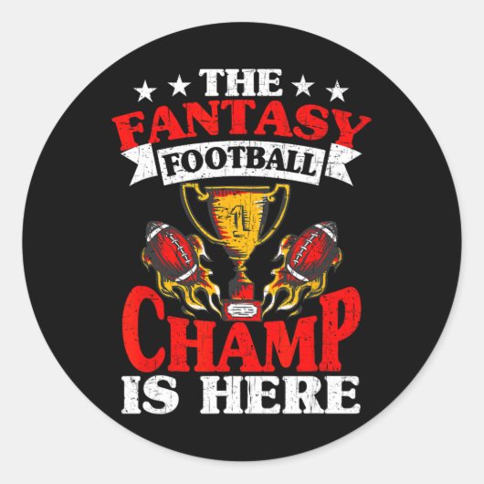 チャンプが来た ラウンドシール (正面)