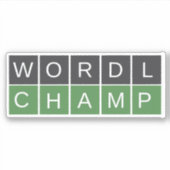 チャンプシールの文字盤 シール (正面)