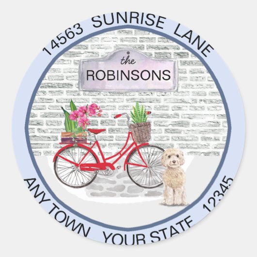 チャンプーイングコックパプー移動自転車の新しいアドレス ラウンドシール (正面)
