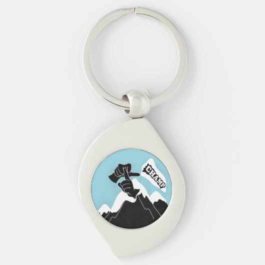 チャンプ – ASLデザイン キーホルダー (正面)