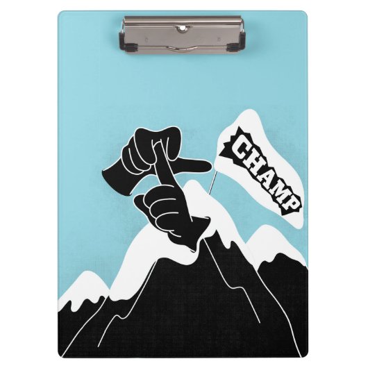 チャンプ – ASLデザイン クリップボード (正面)