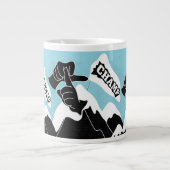 チャンプ – ASLデザイン ジャンボコーヒーマグカップ (正面)