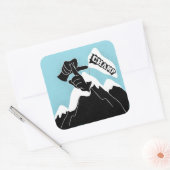 チャンプ – ASLデザイン スクエアシール (封筒)