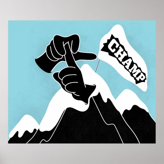 チャンプ – ASLデザイン ポスター (正面)