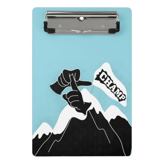 チャンプ – ASLデザイン ミニクリップボード (正面)