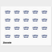 チャンペーンイリノイ大学スタイルTシャツ ラウンドシール (シート)