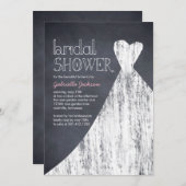 チャークゴンドブライダルシャワー招待 招待状 (正面/裏面)