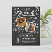 チャークドゥードル写真ジョイント卒業招待2026 招待状 (スタンド正面)