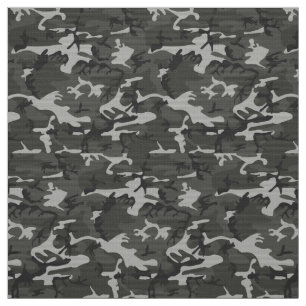 チャーコールグレイカモフラージュDIY ファブリック