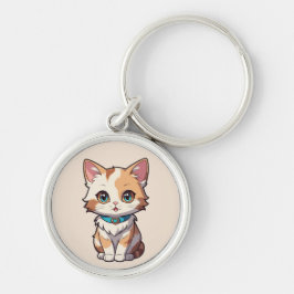 チャーシューかわいい猫デザイン キーホルダー