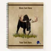 チャージブルムースオンオールド紙 ノートブック (正面)