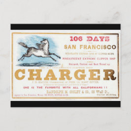 チャージャークリッパー帆船1861 ポストカード