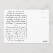 チャージャークリッパー帆船1861 ポストカード (裏面)