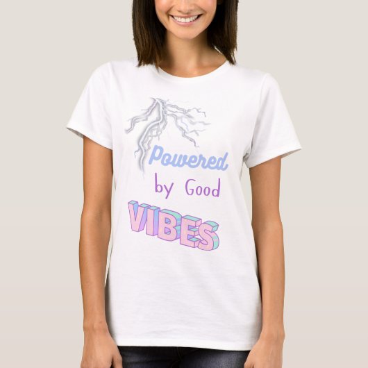 チャージ・ポジティビティTシャツ Tシャツ (正面)