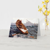 チャーターされていないウォーター誕生日グリーティングカード カード (黄色い花)