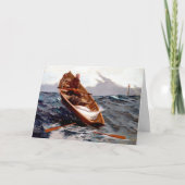 チャーターされていないウォーター誕生日グリーティングカード カード (正面)