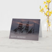 チャーターされていない水 – 誕生日カード カード (黄色い花)